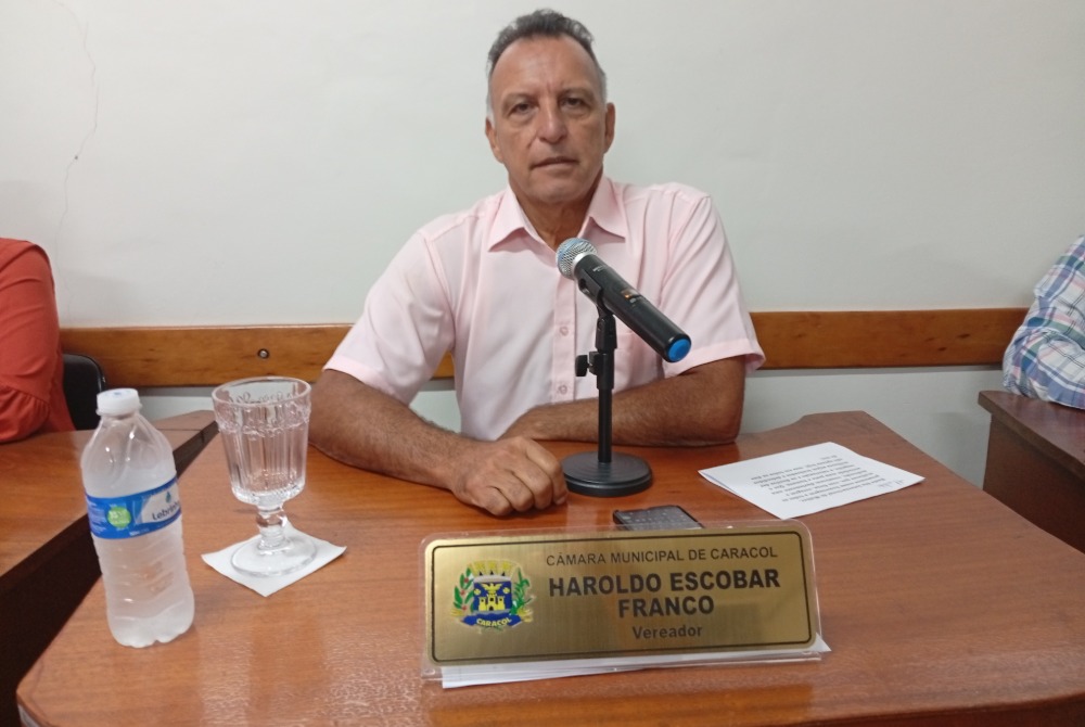 Vereador Haroldo Escobar Franco propõe Moção de Parabenização à Professora Francy Ellen por trabalho no Alto Caracol