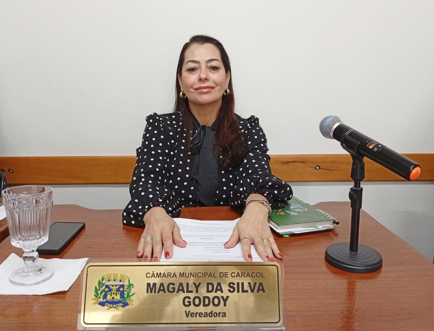 Magaly Godoy dedicou Moção à Promotora Dra. Dafne e parabeniza gestão pelo aniversário de Caracol