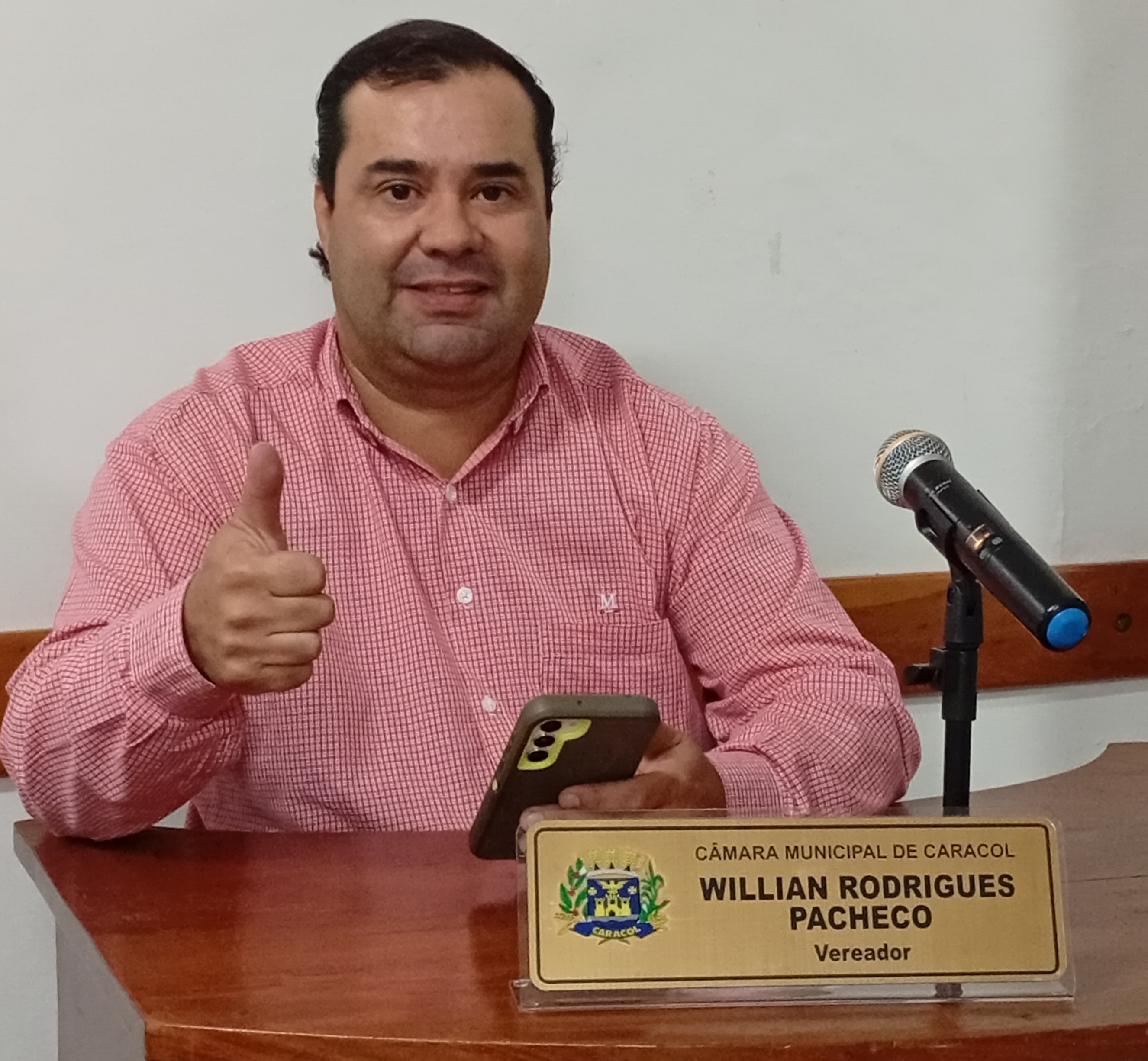Vereador William Pacheco solicita restauração e ampliação do sinal da TV Morena em Caracol