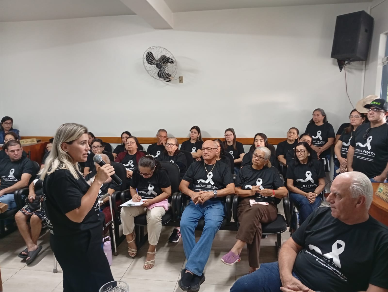 Junho Prata: Câmara Municipal recebeu palestra sobre conscientização e combate à violência contra a pessoa idosa