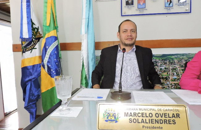 Vereador Presidente Marcelo Solaliendres envia moção de aplausos ao Senhor João Márcio Ferreira Leite